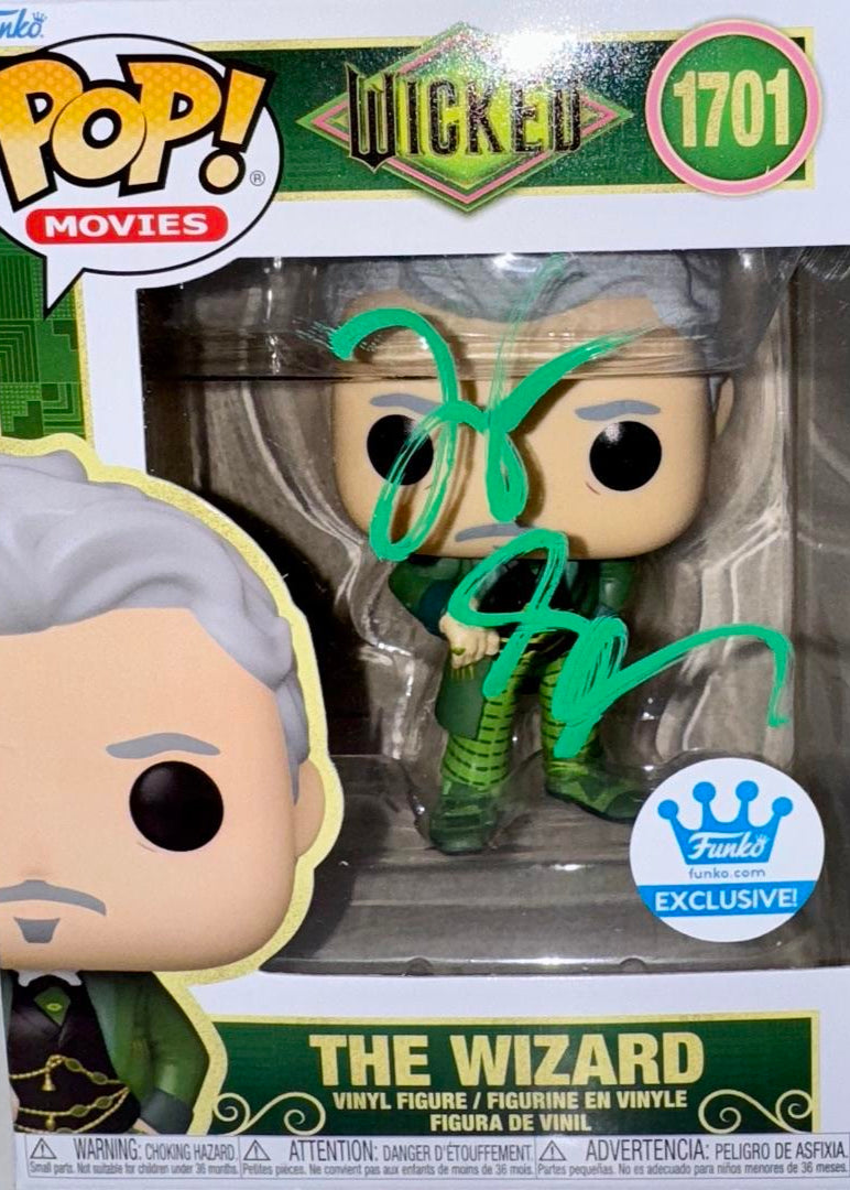 Jeff Goldblum Signed Funko Pop #1701 "The Wizard" Wicked - Beckett COA